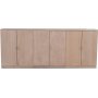 Level sideboard i whitewash med slta drrar 210 cm
