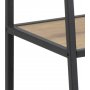 Seaford steghylla 77x138 cm - Ek/svart