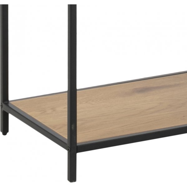 Bibliothèque Seaford 114x185 cm - Chêne/noir Bibliothèque Seaford 114x185 cm - Chêne/noir