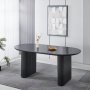 Callum matbord 180x90 cm - Svartbetsad ek Callum matbord 180x90 cm - Svartbetsad ek