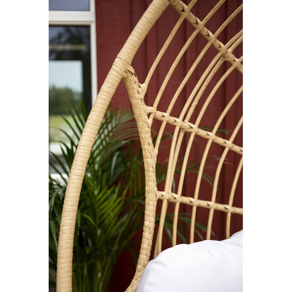 Chaise suspendue Viga - Noir/naturel/blanc Chaise suspendue Viga - Noir/naturel/blanc