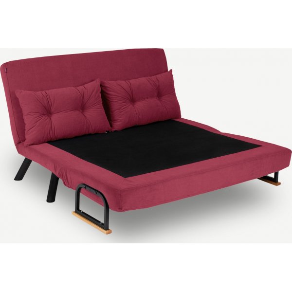 Canap convertible 2 places Sando - Rouge