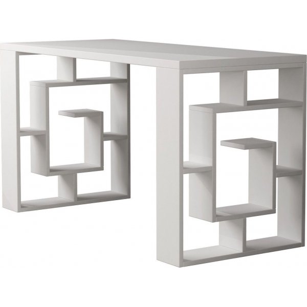 Maze skrivbord 140x60 cm - Vit