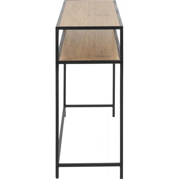 Seaford consoletafel 120 cm - Eiken/zwart