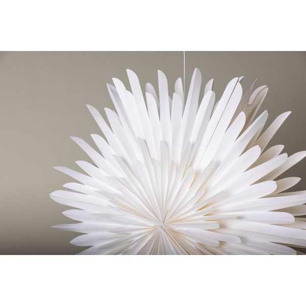 Slen adventsstjrna 100 cm - Vit
