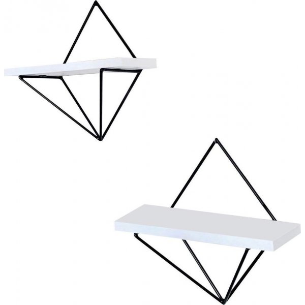 Walter wandplank 47 - Wit/zwart