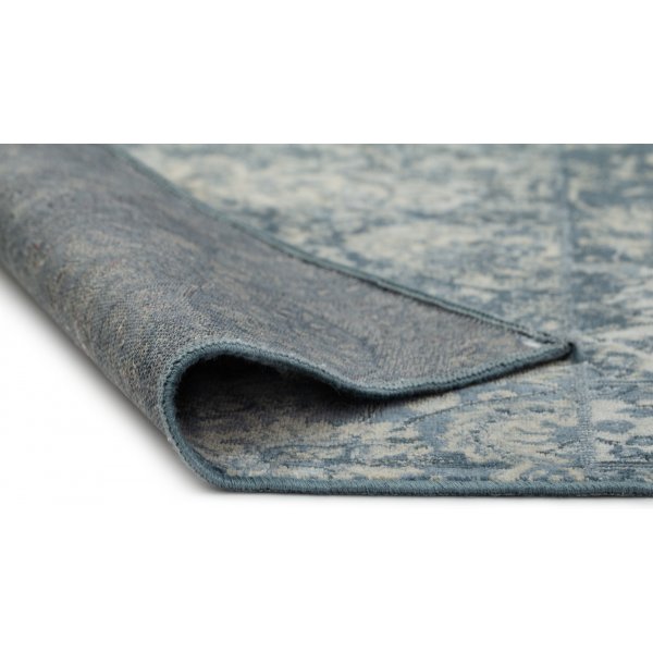 Tapis Viscose Patch Casablanca - Bleu Tapis Viscose Patch Casablanca - Bleu