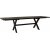 Ravn svart matbord med kryssben 180x90 cm