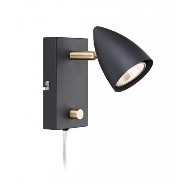Ciro Vgglampa - Svart/Mssing