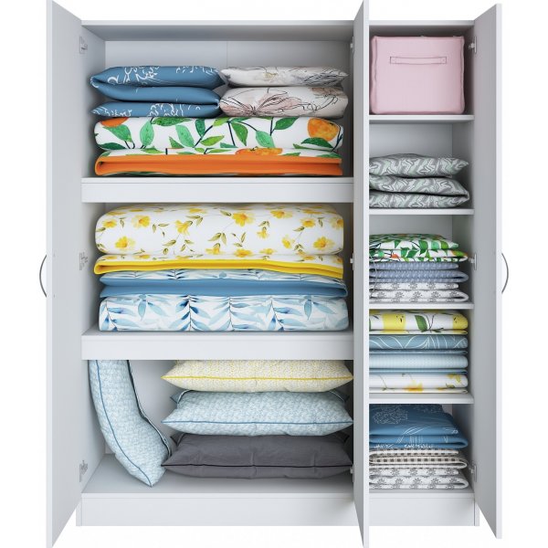 Armoire Baden 5 - Blanc Armoire Baden 5 - Blanc