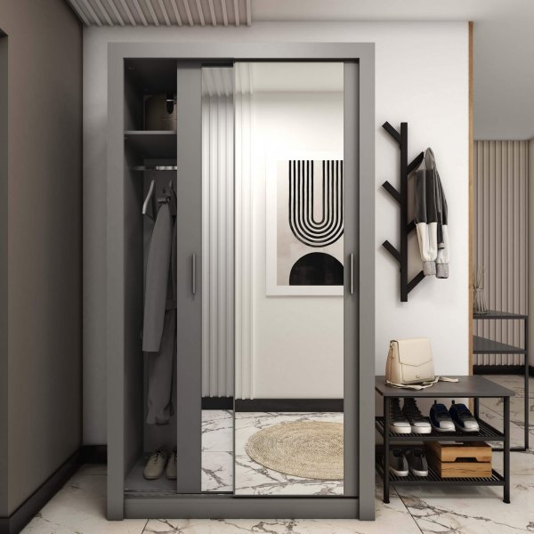 Armoire Einar 18 - Gris Armoire Einar 18 - Gris