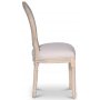 Cholet matstol - Antik finish / Linne