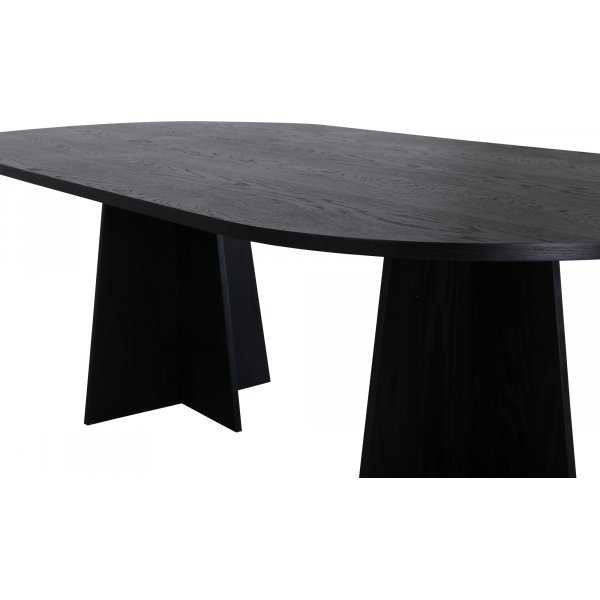Table à manger Bootcut 230 x 115 cm - Noir Table à manger Bootcut 230 x 115 cm - Noir