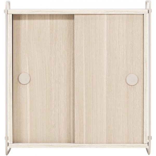 Paris väggskåp 68 x 60 cm - Beige/Whitewash Paris väggskåp 68 x 60 cm - Beige/Whitewash