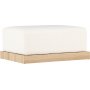 Ivy sittpuff - Vit boucle