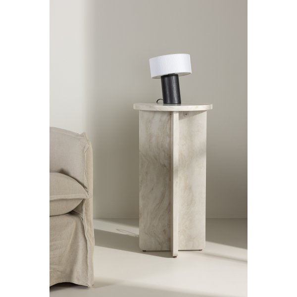 Ålesund sidobord Ø40 cm - Beige Ålesund sidobord Ø40 cm - Beige