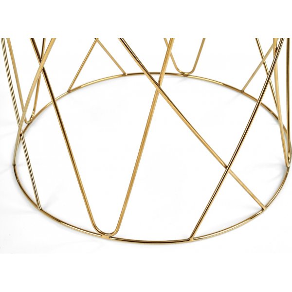 Table basse Corpus 55 cm - Or