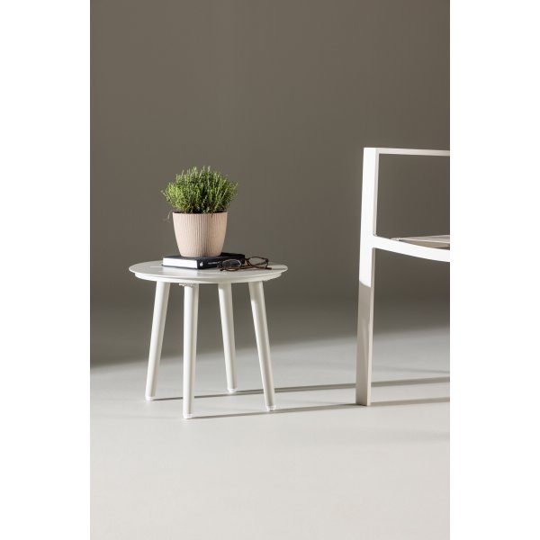 Lina sidobord Ø40 cm - Beige Lina sidobord Ø40 cm - Beige