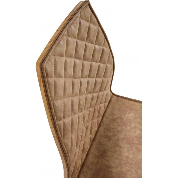 Stol Dollie - Beige/brun Stol Dollie - Beige/brun