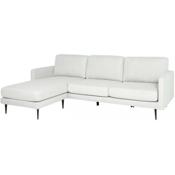 Laholms soffa med vndbar divan - Ljusbeige