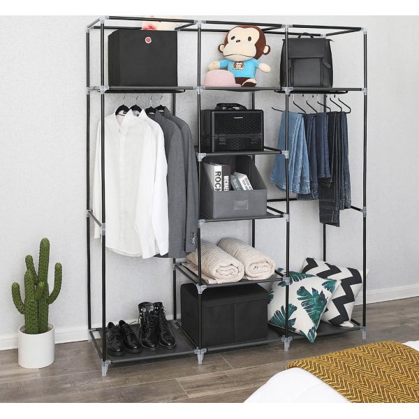 Armoire Katerina 150 x 175 cm - Noir Armoire Katerina 150 x 175 cm - Noir