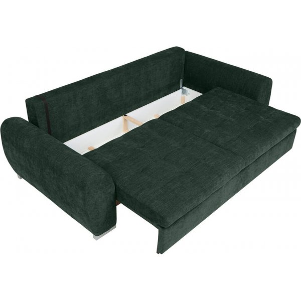 Gaspar 3-sits bäddsoffa - Grön Gaspar 3-sits bäddsoffa - Grön