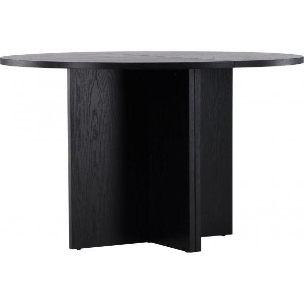 Strada matbord 120-170 x 120 cm - Svart Strada matbord 120-170 x 120 cm - Svart