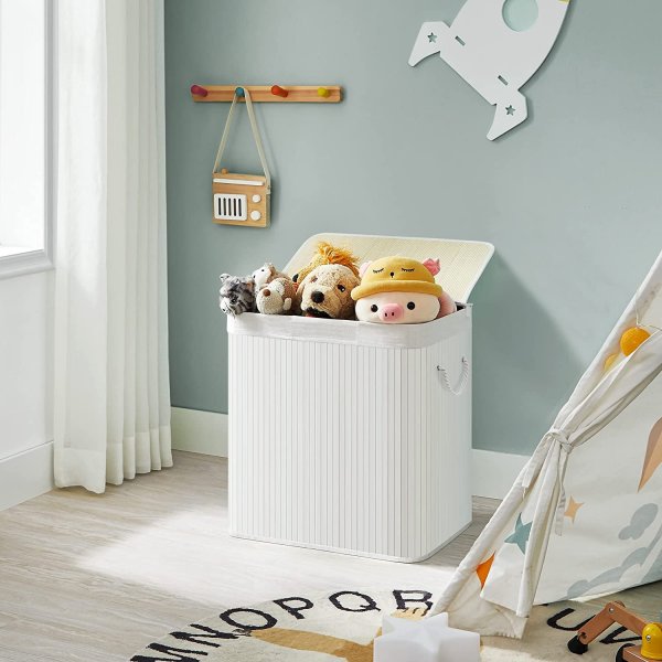 Panier  linge Carolin 150 l - Blanc