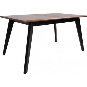 Madison eettafel 150-200 x 90 cm - Bruin eiken/zwart