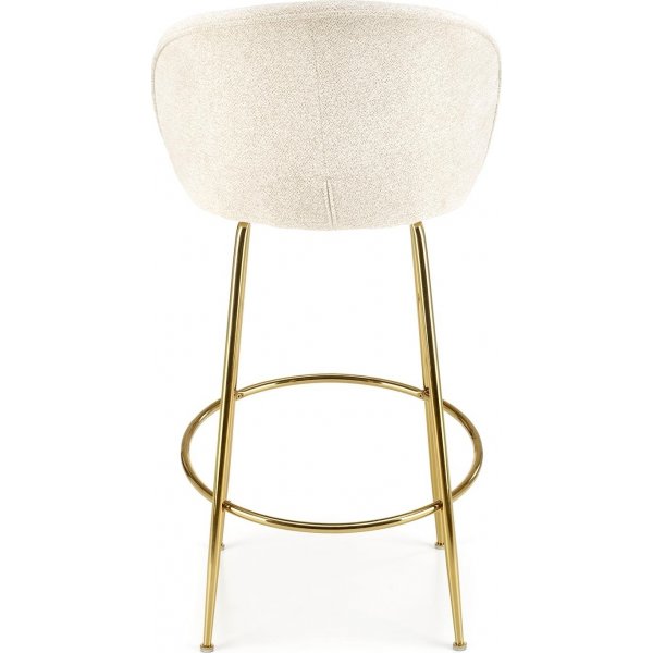 Tabouret de bar beige/dor