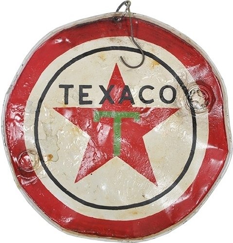 Vggdekoration Texaco vintage 58 cm