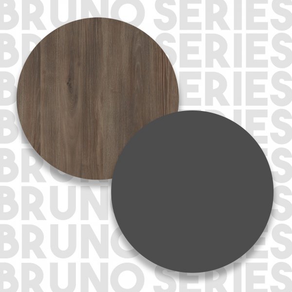 Bruno bokhylla - Brun/antracit Bruno bokhylla - Brun/antracit