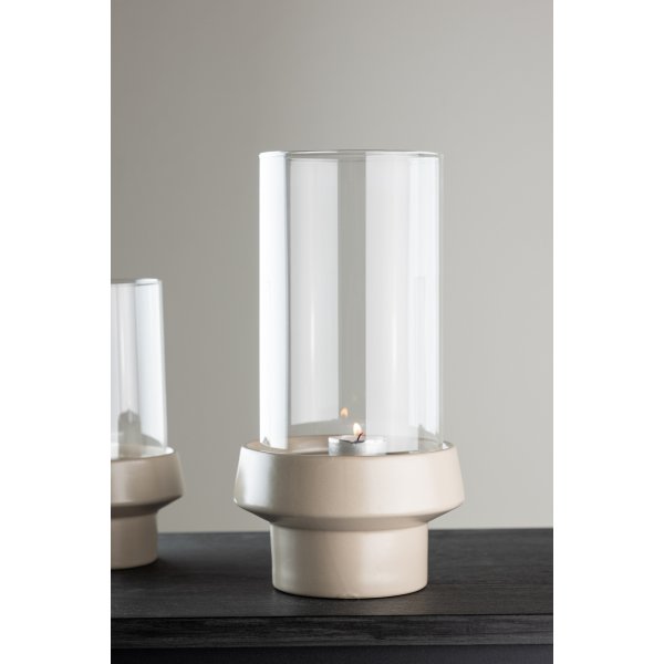 Davida lykta 15 x 29 cm - Beige