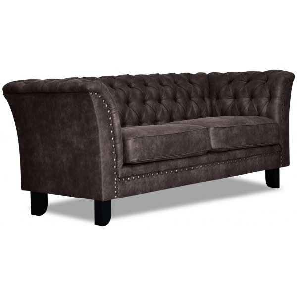 Chester Bridge Canapé 2 Places - Brun Foncé Vintage Chester Bridge Canapé 2 Places - Brun Foncé Vintage