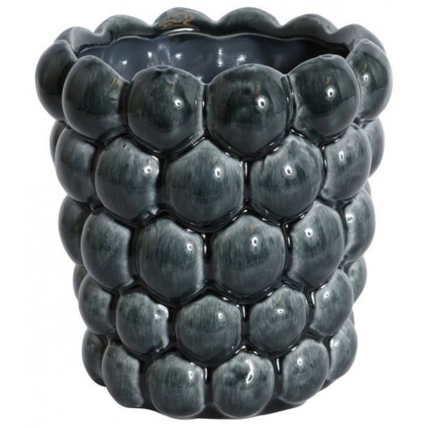 Kruka Big Bouble H16 cm - Bl (Glansig)