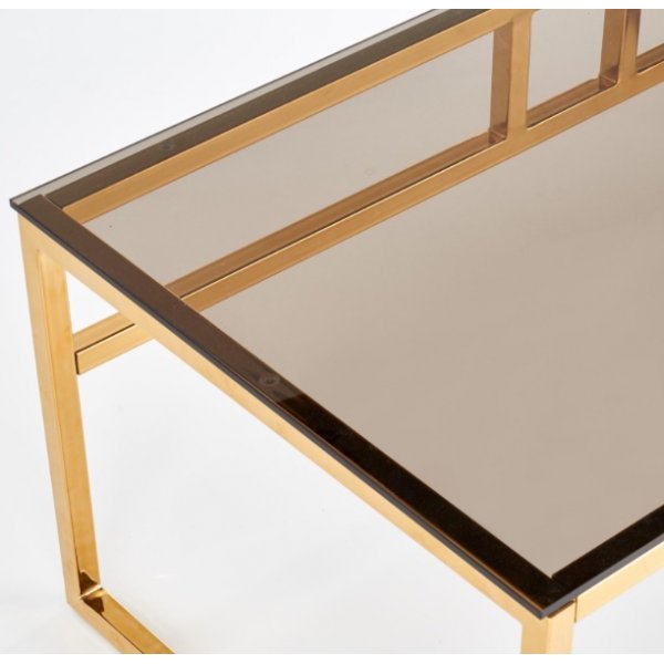 Tekla soffbord - Mässing / Glas Tekla soffbord - Mässing / Glas