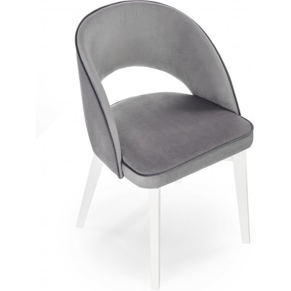 Lungo karmstol - Grå/vit Lungo karmstol - Grå/vit