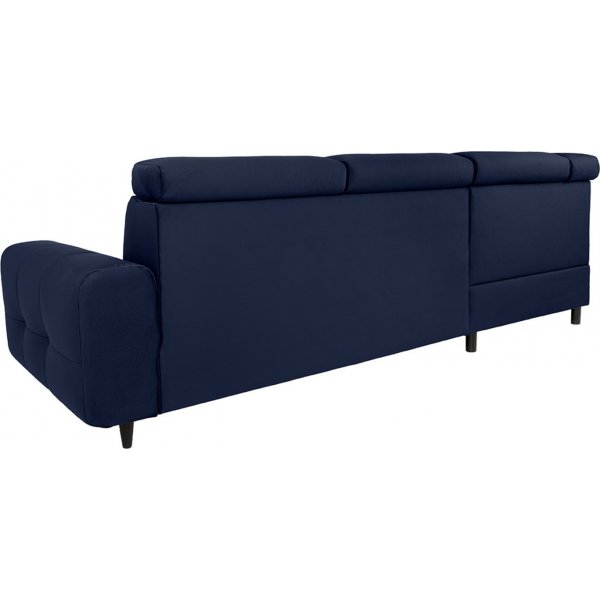 Canapé-lit d\\\'angle Matras avec extrémité ouverte à gauche - Bleu Canapé-lit d\\\'angle Matras avec extrémité ouverte à gauche - Bleu