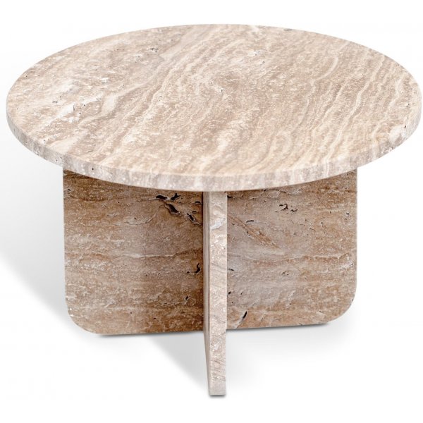 Lampe de table en marbre Level Ø50 cm - Travertin Lampe de table en marbre Level Ø50 cm - Travertin