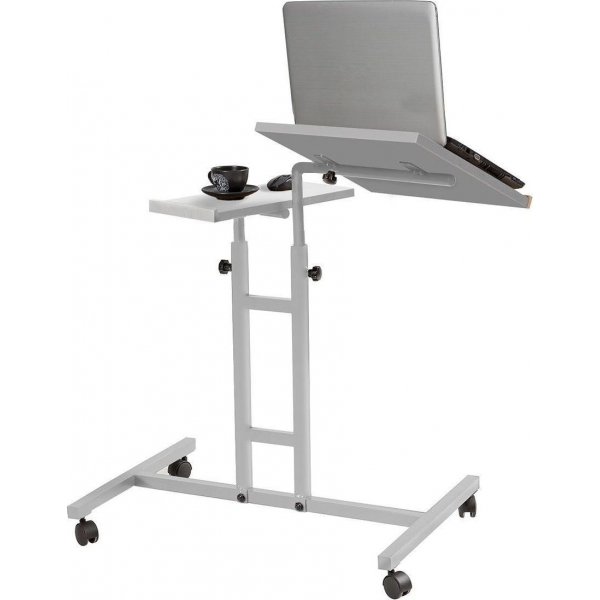 Glen laptopbord 67x45,5 cm - Vit (på hjul) Glen laptopbord 67x45,5 cm - Vit (på hjul)