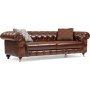 Costa 3-sits soffa - Brun