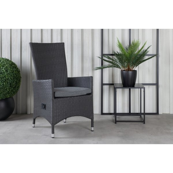 Padova karmstol - Svart/Grå Padova karmstol - Svart/Grå