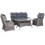 Orleans utembelgrupp hg rygg med recliner (3+1+1) - Gr konstrotting