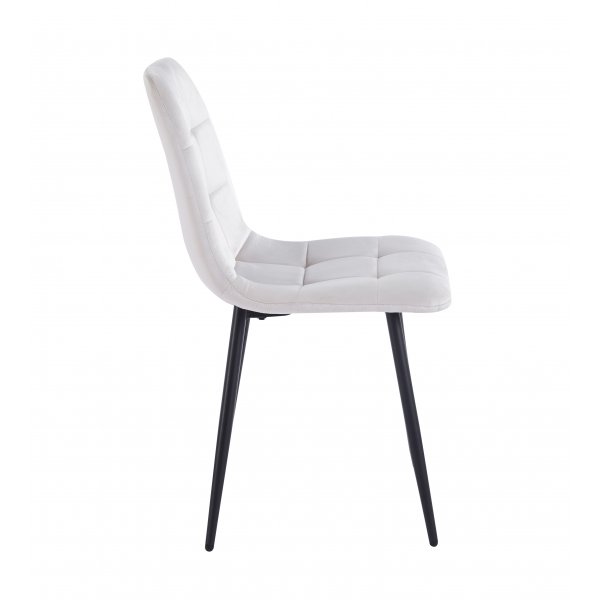 Delta matstol beige sammet Delta matstol beige sammet