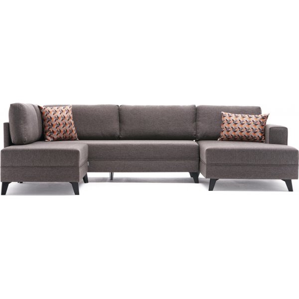Efsun u-bäddsoffa - Brun Efsun u-bäddsoffa - Brun
