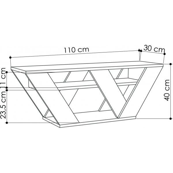 Banc multimédia Pipralla - Blanc Banc multimédia Pipralla - Blanc