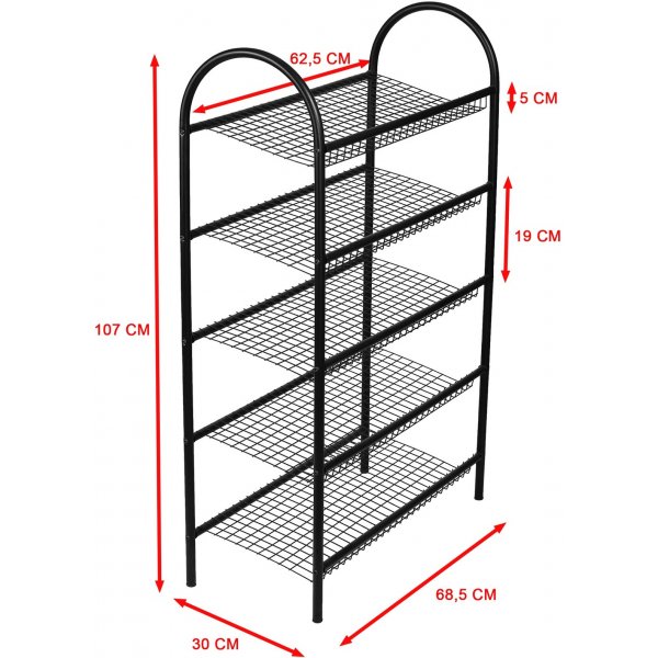 Etagre  chaussures Roger - Noir