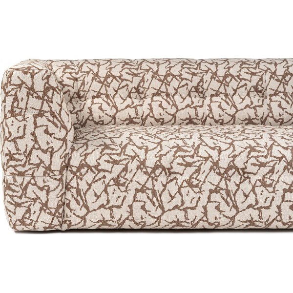Cady 3-sits soffa - Beige/brun Cady 3-sits soffa - Beige/brun