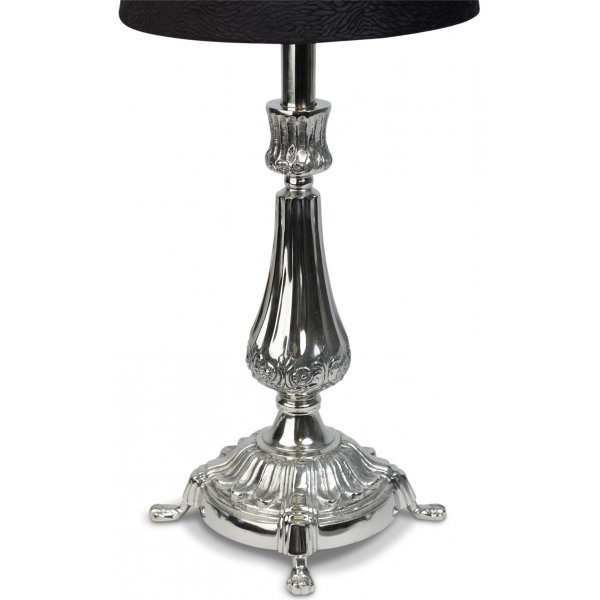 Saki Lampfot H41 cm - Silver