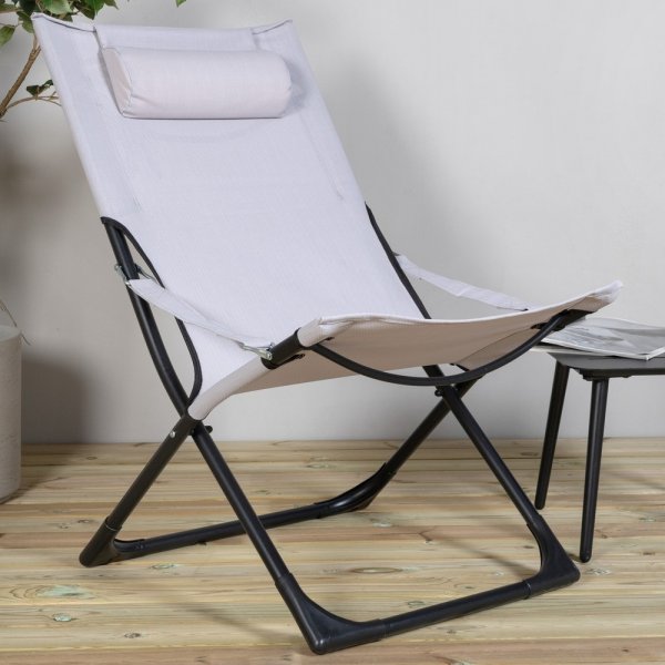 Seville solstol - Svart/Grå Seville solstol - Svart/Grå